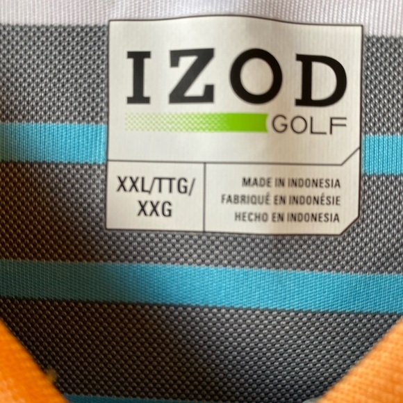 IZOD MENS XXL GOLF SHIRT - Picture 2 of 5